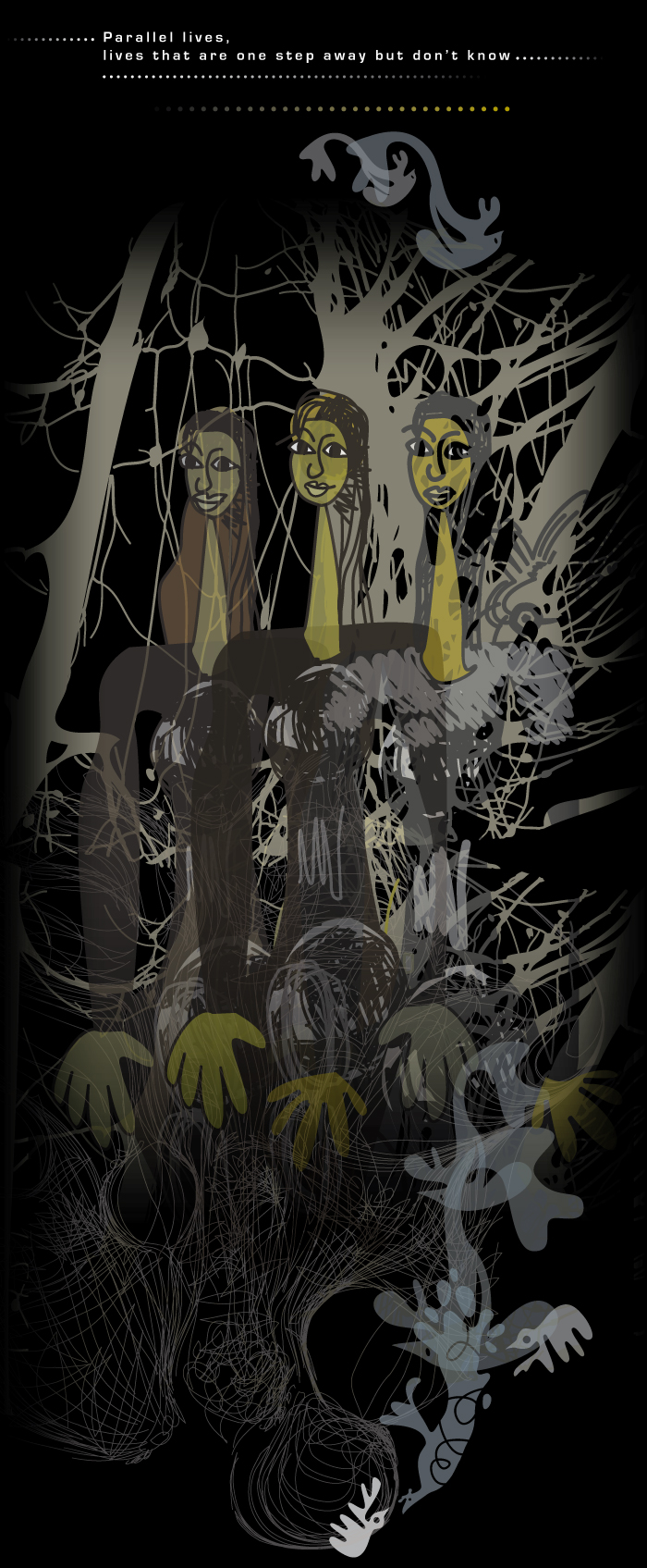 Women in the city, illustrated by Montse Noguera